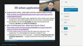 Future Human Machine Interaction and VR AR MR XR City Environments