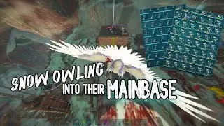 SNOWOWLING INTO THEIR MAINBASE | Ark Official PvP