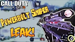 LEAKED BLACK OPS 3 POWERBOLT SNIPER GAMEPLAY! (COD BO3 hidden/classified sniper gameplay)