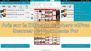 Avis sur la IRIScan Anywhere v6Pro: Scanner de Documents Portable WiFi, Batterie, 15PPM Duplex, PDF