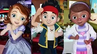 Disney Junior Character Breakfast on Disney Cruise Line w/Doc McStuffins, Sofia, Jake & Mickey