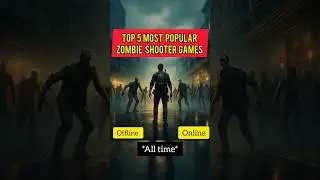 🎯Top 5 BEST Zombie Shooter Games for Android & iOS 🔥 (Online & Offline) #shorts #gaming #zombie