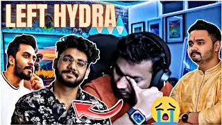 @DynamoGaming CRIED ON STREAM 😭 ALPHA CLASHER & 3 HYDRA MEMBERS LEAVING HYDRA | AYUSH REPLY DYNAMO
