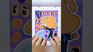 Полицейская собака Лабрадор 💙 Милая книга с наклейками ASMR | Расслабляющая книга своими руками и...