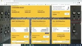 BUSD Machine. New miner, Massive crypto opportunity