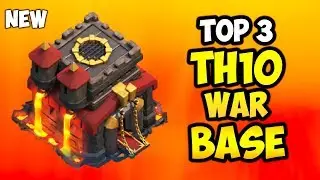 TOP 3 BEST TH10 WAR BASE 2020! Anti 2 Star Town Hall 10 War Base | Clash of Clans