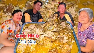 CBVL - Giò Heo Giả Cầy siêu ngon hấp dẫn Bữa cơm Gia Đình Mời Cả Nhà  