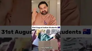 31st August Indian Students In Australia🇦🇺 #trending #australia #viral #protest #shorts