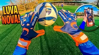 COMO &Eacute; A VIS&Atilde;O DO GOLEIRO QUANDO USA SUA LUVA NOVA!