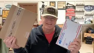 Mail Call Live!  I open 5 Mystery Packages from 5 Different States! Bear and Son Giveaway!