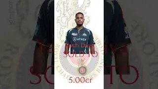 🚀Yash Dayal's Breakthrough Bid: RCB Grabs Him at 5.00 Cr in IPL Auction 2024!  #iplauction #ipl #rcb