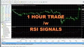MetaTrader 4 - 1 Hour Trading with RSI signals