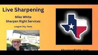Sharpening Sewing Scissors Mike White - Sharpen Right Services LLC - League City, Texas
