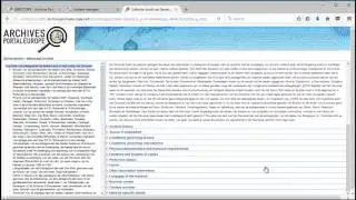 How to upload and process data in Archives Portal Europe