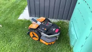 Worx Vision M600 erzwungener Rasenkantenschnitt und erster Crash!!!