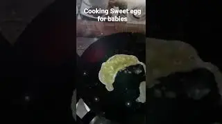 cooking sweet egg for babies #cooking #baby #food #egg #diy #morning