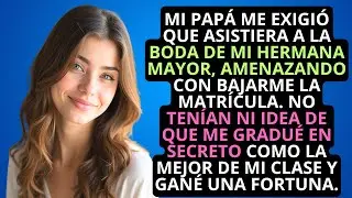 Mi padre exigió que fuera a la boda de mi hermana dorada o dejaría de pagar mi universidad…