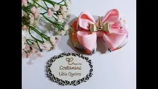 🎀 La&ccedil;o Dudu - Fita n 9  / DIY Hair Ribbon Bow  #pap