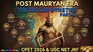 Deccan Dynasty 🔥✅!Part-6//History Classes //For CPET2026 and UGC NET JRF / Brajatutorials 