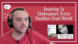 Reacting To Shakespears Sister 'Goodbye Cruel World' | V119