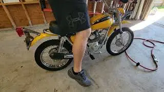 1971 Honda SL70 coldstart