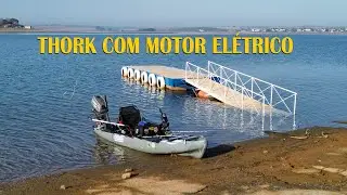Caiaque Thork com motor elétrico e popa de 5HP