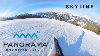 Scenic Groomer Skiing at Panorama Mountain Resort