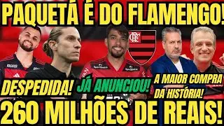 🚨PAQUET&Aacute; &Eacute; DO FLAMENGO! A CONTRATA&Ccedil;&Atilde;O MAIS CARA DA HIST&Oacute;RIA! MICHAEL SE DESPEDINDO? CBF ANUNCIA!