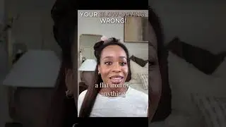 Why you're blow drying your hair wrong! #naturalhair #blowdry #silkpress #hairtutorial