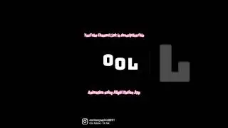 Alight motion cool zoom in and out text animation (