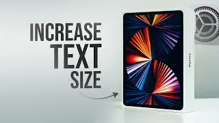 Как увеличить размер текста на iPad (урок)