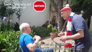 Corona Abstand! Social Distancing auf Nordbadisch!