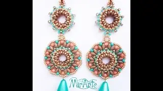 DIY Tutorial Orecchini Summer con le superduo