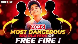 India के 6 सबसे Dangerous Free Fire Kids Players | 99% People Dont Know - Garena Free Fire