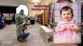Behind the Lens at the Russell Flea Market | Pop-Up Photo Studio in Action!