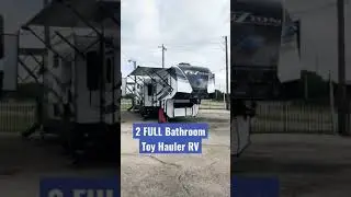 2 FULL Bathroom Toy Hauler! | Keystone Fuzion 430 #shorts