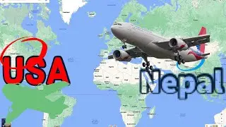 Nepal to Atlanta, USA and Atlanta to Washington DC #Vlog #domestic and #international #flight