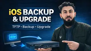 How to take backup of IOS image of a Router | Upgrade IOS of a Router and Switch TFTP Server