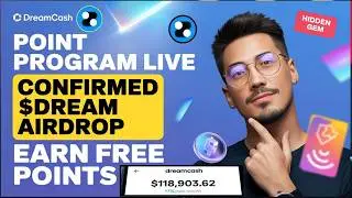 Dreamcash Airdrop 🚀| Earn Free $DREAM Token | Upcoming Big Airdrop!  Dreamcash Airdrop Points Guide