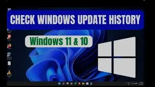 how to check the window update history on Windows 11/10