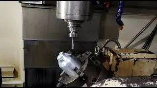 First Live Simulation After Creating PowerMill 5 Axis Post Processor 🤩