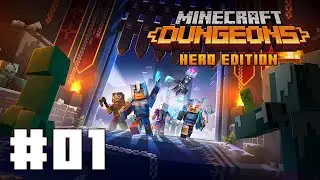 MINECRAFT DUNGEONS (HERO EDITION) CO-OP PART-1 Walkthrough Gameplay (No Commentary) PS4 PRO