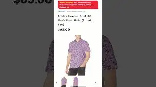 Motorhelmets Store Sale Oakley Hexcam Print RC Men's Polo Shirts #sports #shorts #youtubeshorts