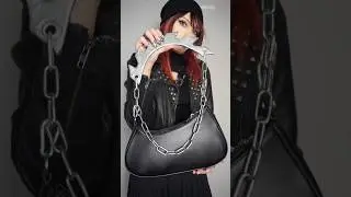 DIY purse strap out of Worbla and some chains! #tutorial #diy #diyfashion #diypunk #craft #worbla