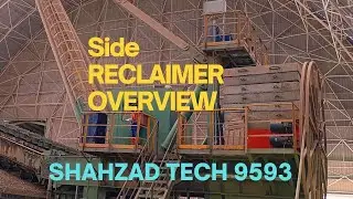 Reclaimer in cement plant overview, Stacker and reclaimer in cement plant. #reclaimer #clayreclaimer