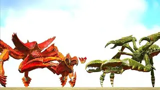 Ark Survival - KING CRAB vs ARK DINOS [Ep.547]