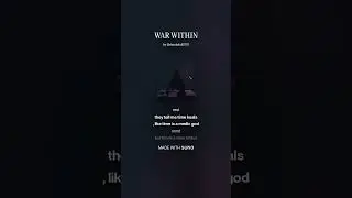 Shaodwrap (war zone inside my head, rap song)