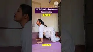 Safe Yoga Practice during Pregnancy (1st Trimester) | Nourish your Body & Soul 🌸 #prenatalyoga