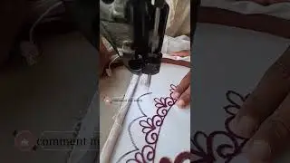 💫 Easy & Satisfying Embroidery Design You&rsquo;ll Love! #Shorts| Rizwan Ali Tv