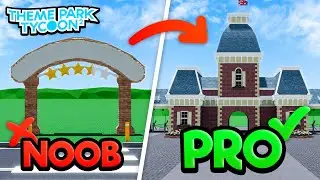 Как построить ПРОФЕССИОНАЛЬНЫЙ ВХОД в Theme Park Tycoon 2!